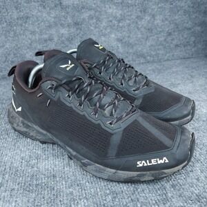 Salewa Pedroc Air Shoes Mens Size 9.5 Black Camo Trail Hiking POMOCA 61424/9013